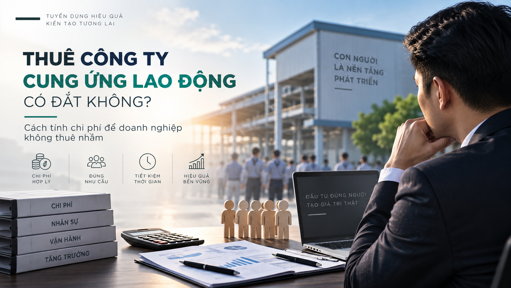Thuê công ty cung ứng lao động có đắt không? Cách tính chi phí để doanh nghiệp không thuê nhầm